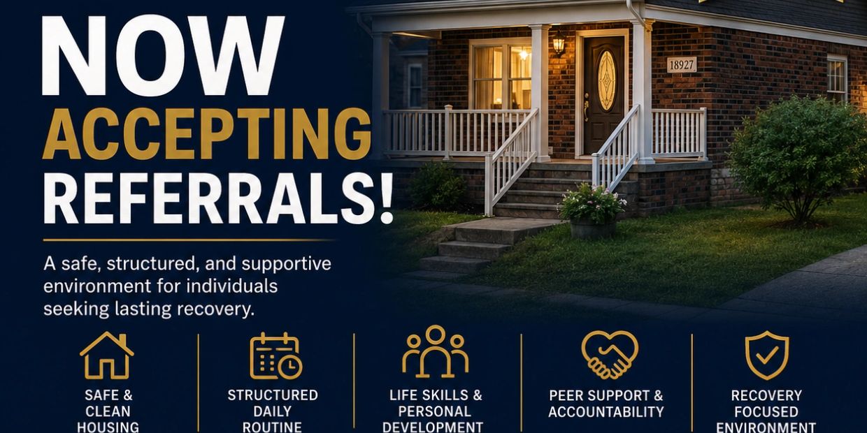 Now accepting referrals for a supportive recovery environment.