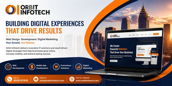 Orbit Infotech offers digital solutions to grow your business online.