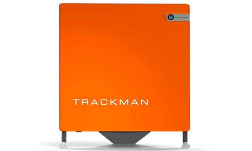 Trackman launch monitor, part of Neil Marr's studio equipment at Meldrum House.