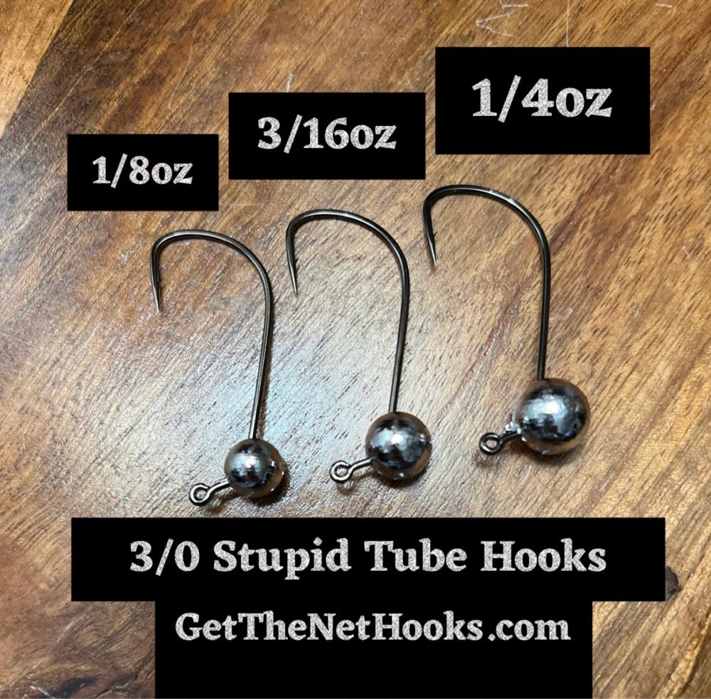 Stupid Tube Hooks (Size: 1/8oz)