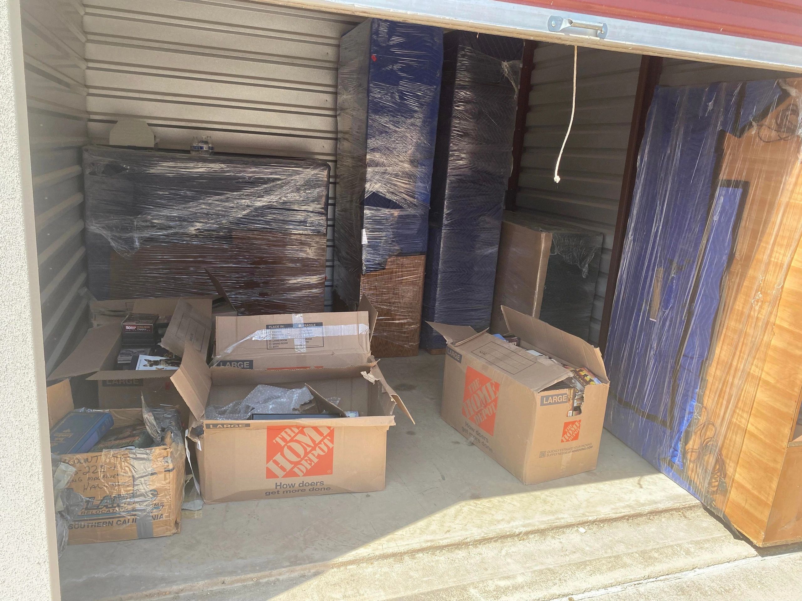Storage unit cleanout in fort worth