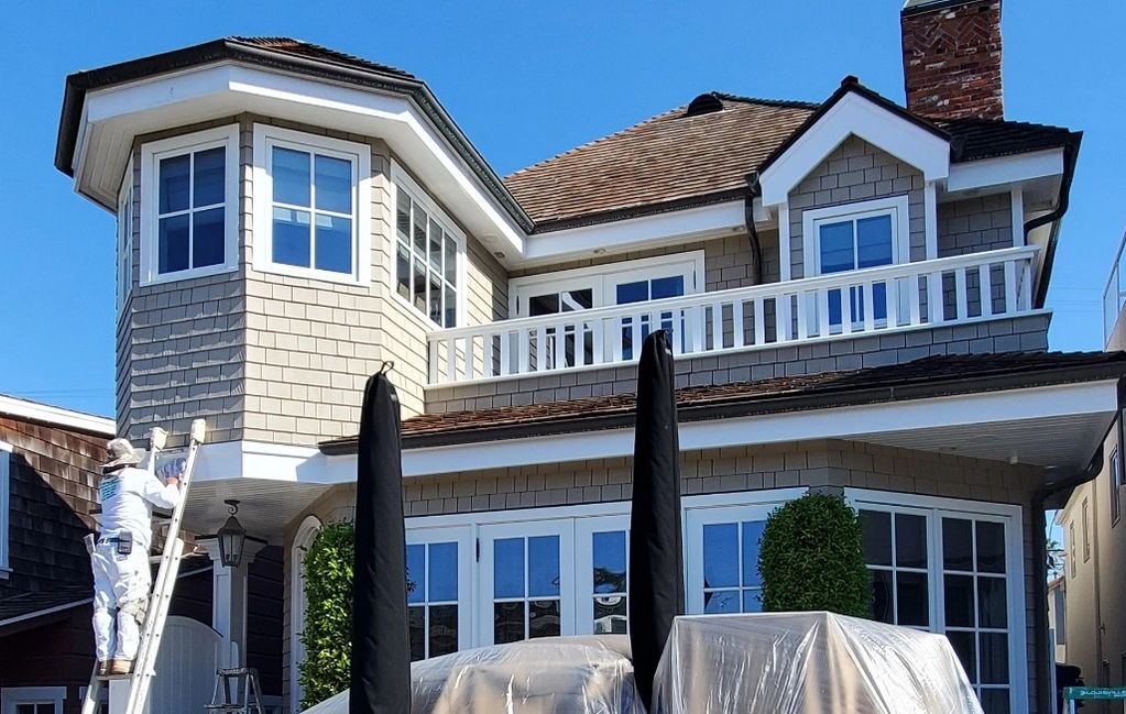 Exterior paint, Hermosa Beach.
