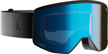 Atomic 4 Pro L HD Blue-tinted ski goggles with adjustable strap.
