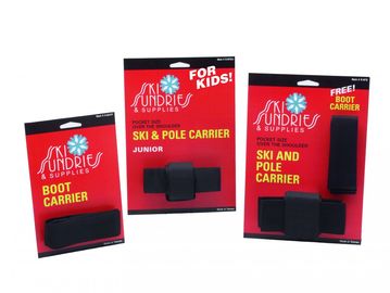 junior ski pole carrier