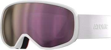 Atomic Revent M HD goggles with purple lenses.