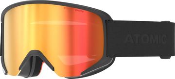 Atomic Savor M Photo Orange reflective ski goggles.