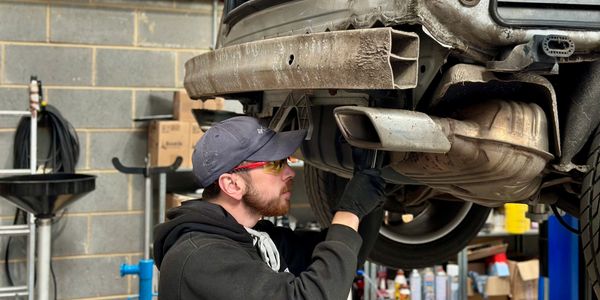 Our head engineer, Billy, installing a brand new tow bar to a customer's vehicle in Doncaster.