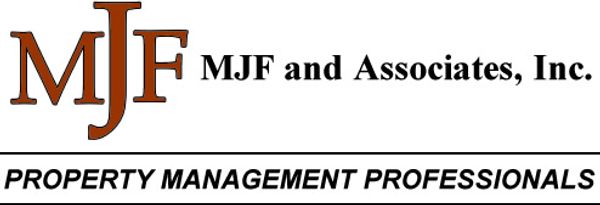Logo of MJF and Associates, Inc., property management professionals.
