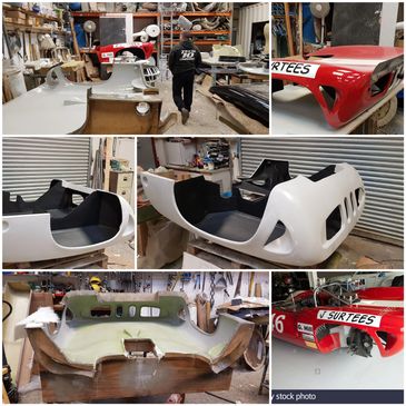 Specialised fibreglass work for one off production