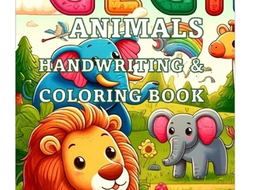 Alphabet animals handwriting book 