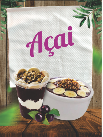 guardanapo para açai