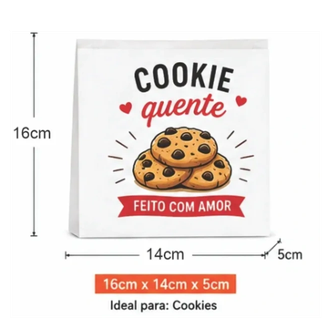 Saquinho personalizado para confeitaria em Belo Horizonte, ideal para doces, salgados, bolos