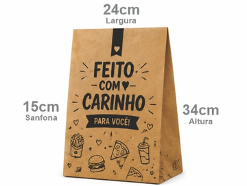 Onde comprar sacola de papel para delivery em Contagem Minas Gerais