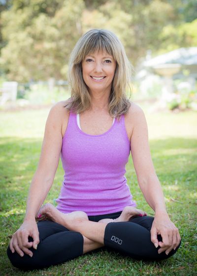 Sue Hawkins senior yoga teacher