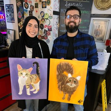 Toronto painting party, Paint Your Pet, Paint Night, Oshawa, Whitby, Ajax, Private paint parties