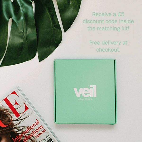 Discount code inside every colour matching kit by veil