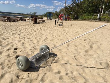 Sand Cleaning Tool, electric beach cleaner, eco clean solutions, beach cleaning, clean sands