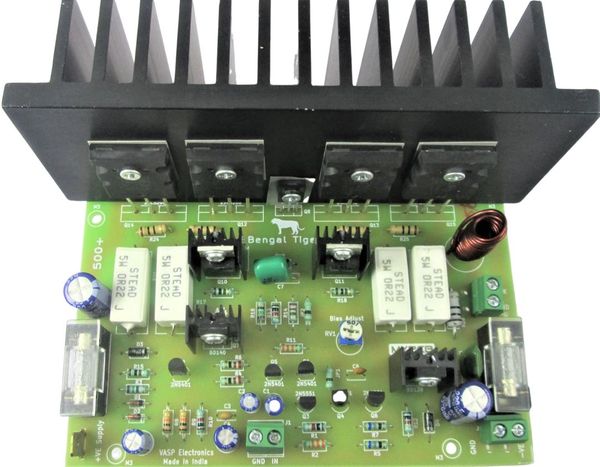 400 watt amplifier board with heatsink