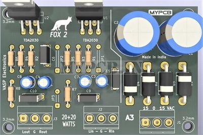 TDA2030 TDA2050 Stereo Amplifier board