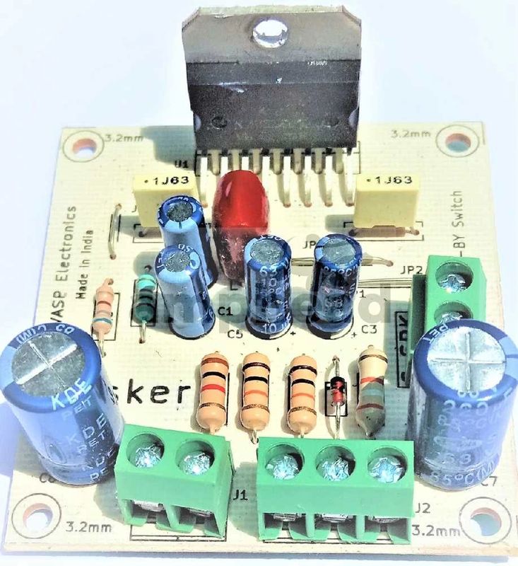 Buy 100 Watt Tda7294 Amplifier Board Kit Pcb At Best Price Vasp Electronics