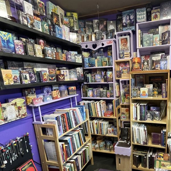A curated selection of tarot cards reflecting holistic and magical themes.