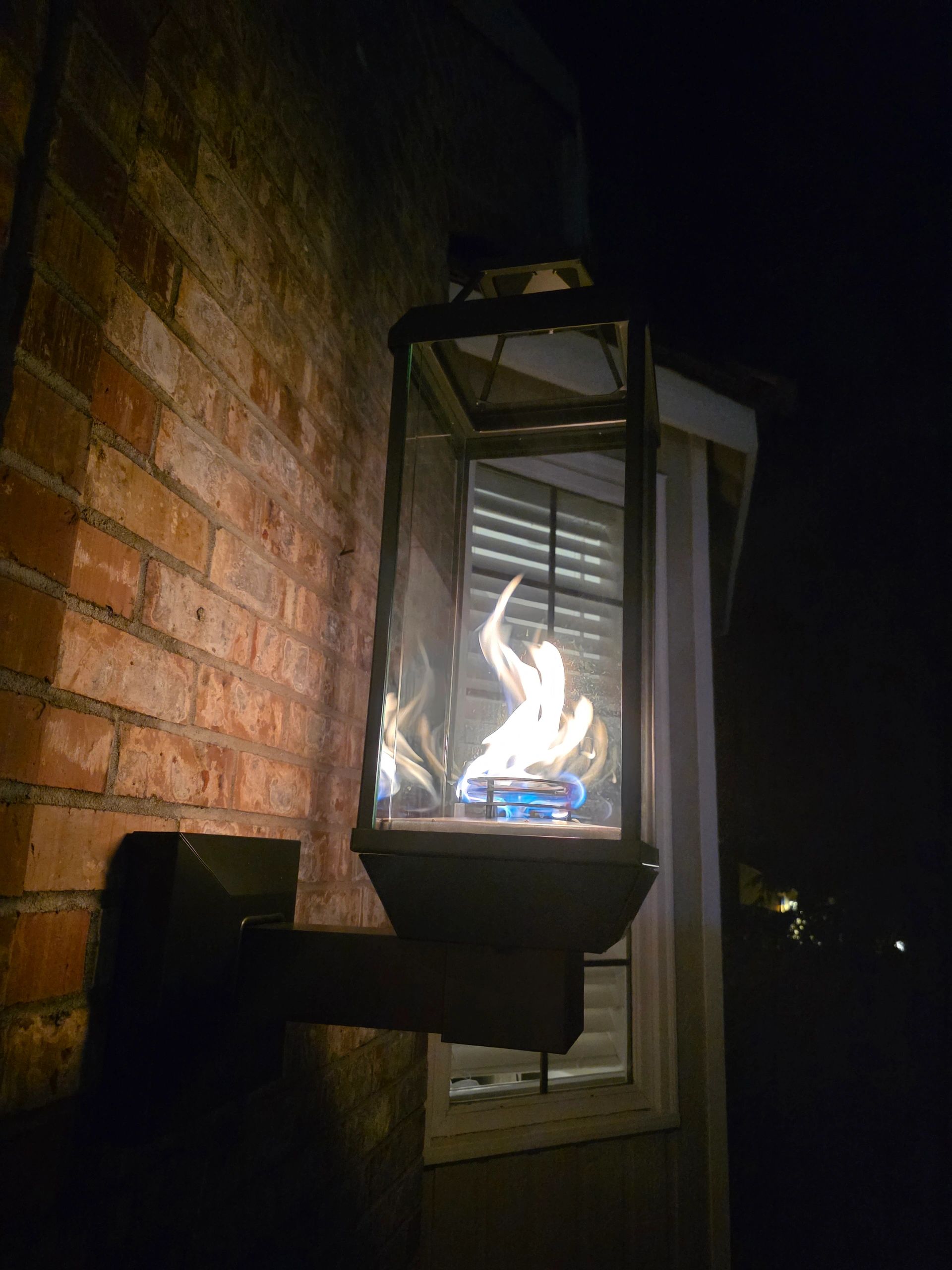 fire lantern gas lanter benson remodeling natural gas