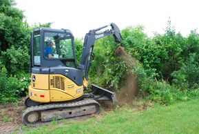 clearing land
