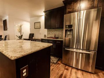the refrigerator in a California sober living 