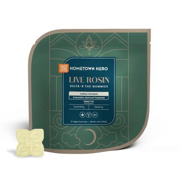 Hometown Hero Indica Live Rosin Gummies at Howdy Vapes Dallas-Fort Worth