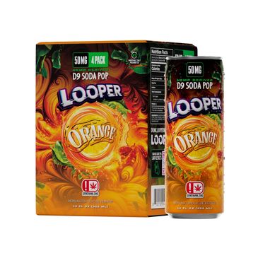Looper D9 Soda Pop Orange 50mg at Howdy Vapes Dallas-Fort Worth