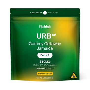 URB Gummy Getaway Jamaica D9 350mg at Howdy Vapes Dallas-Fort Worth