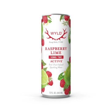 Wyld Raspberry Lime THC Sparkling Water at Howdy Vapes Dallas-Fort Worth