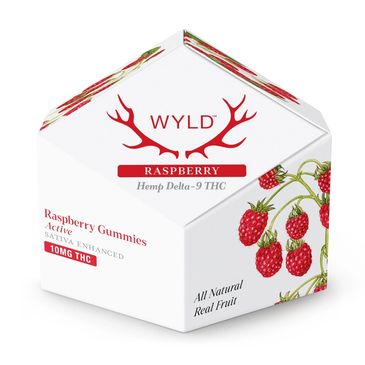 Wyld Raspberry Sativa THC Gummies at Howdy Vapes Dallas-Fort Worth