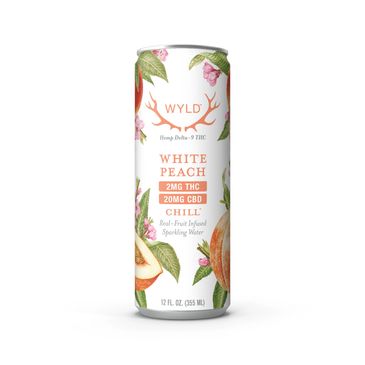 Wyld White Peach Low-Dose Sparkling Water at Howdy Vapes Dallas-Fort Worth
