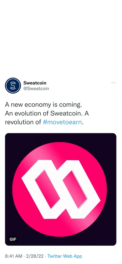Sweatcoin Crypto Club. Signup, Walk and Earn.