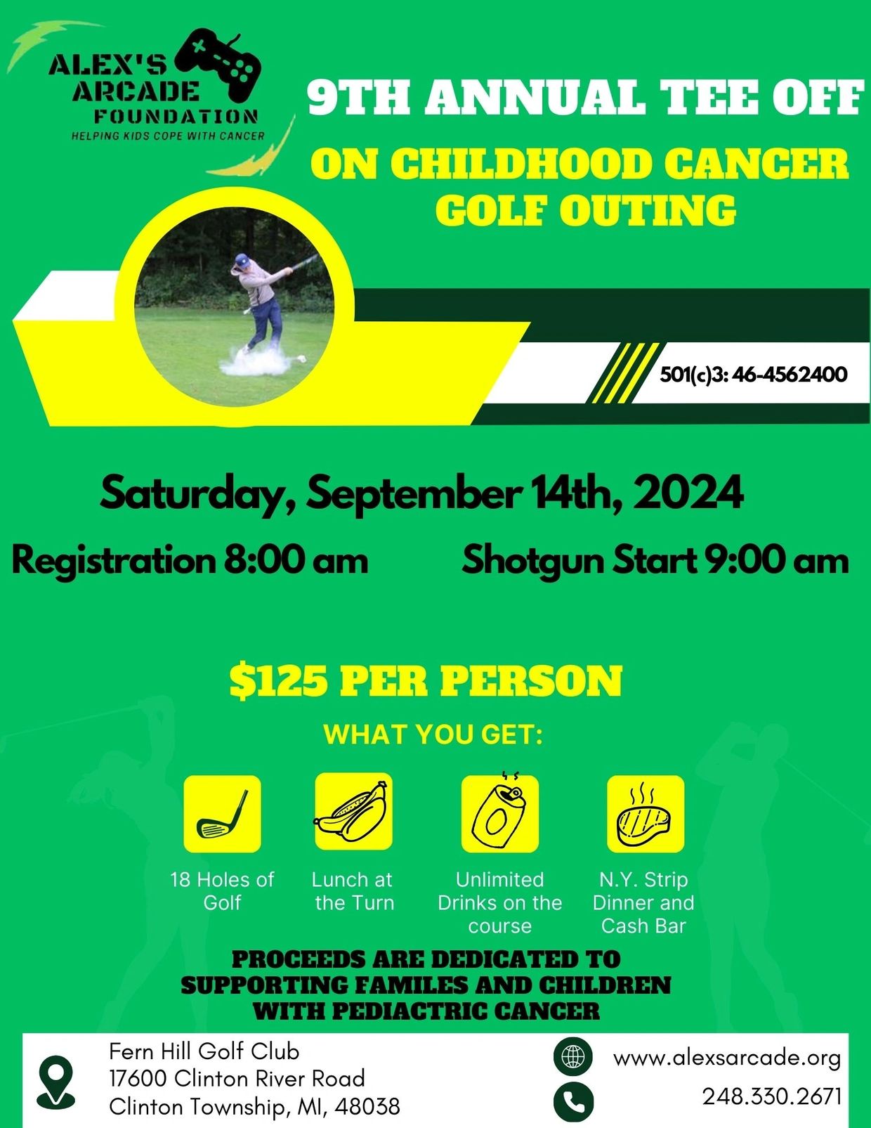 Click the image to register for golf!