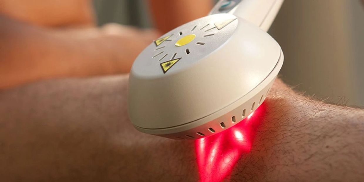 Cold Laser or low level light therapy for knee pain. 