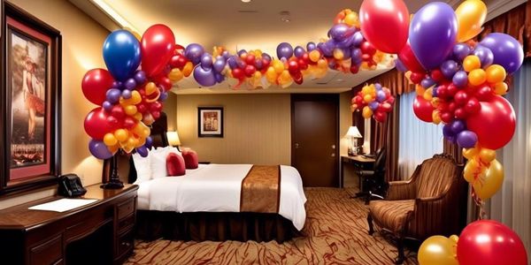 A birthday surprise set up a hotel