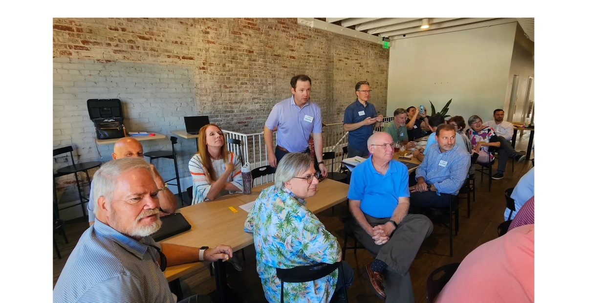 members engaged in an activity at a meeting