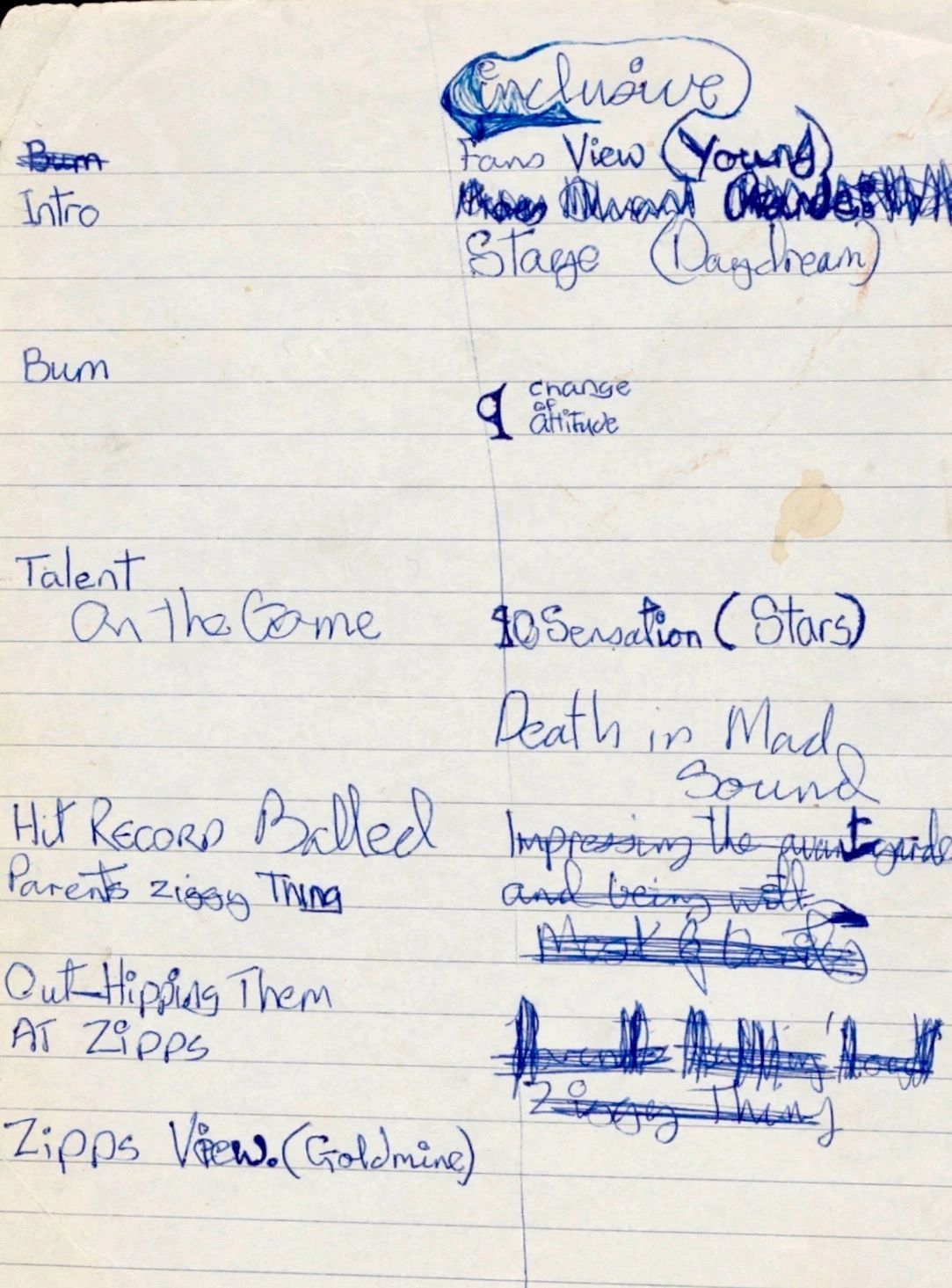 The Songs Ziggy Stardust Velvet Goldmine