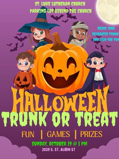 Time for Trunk or Treat 2025