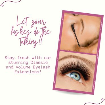 Stunning eyelashes at D'Luxe Beauty Haven