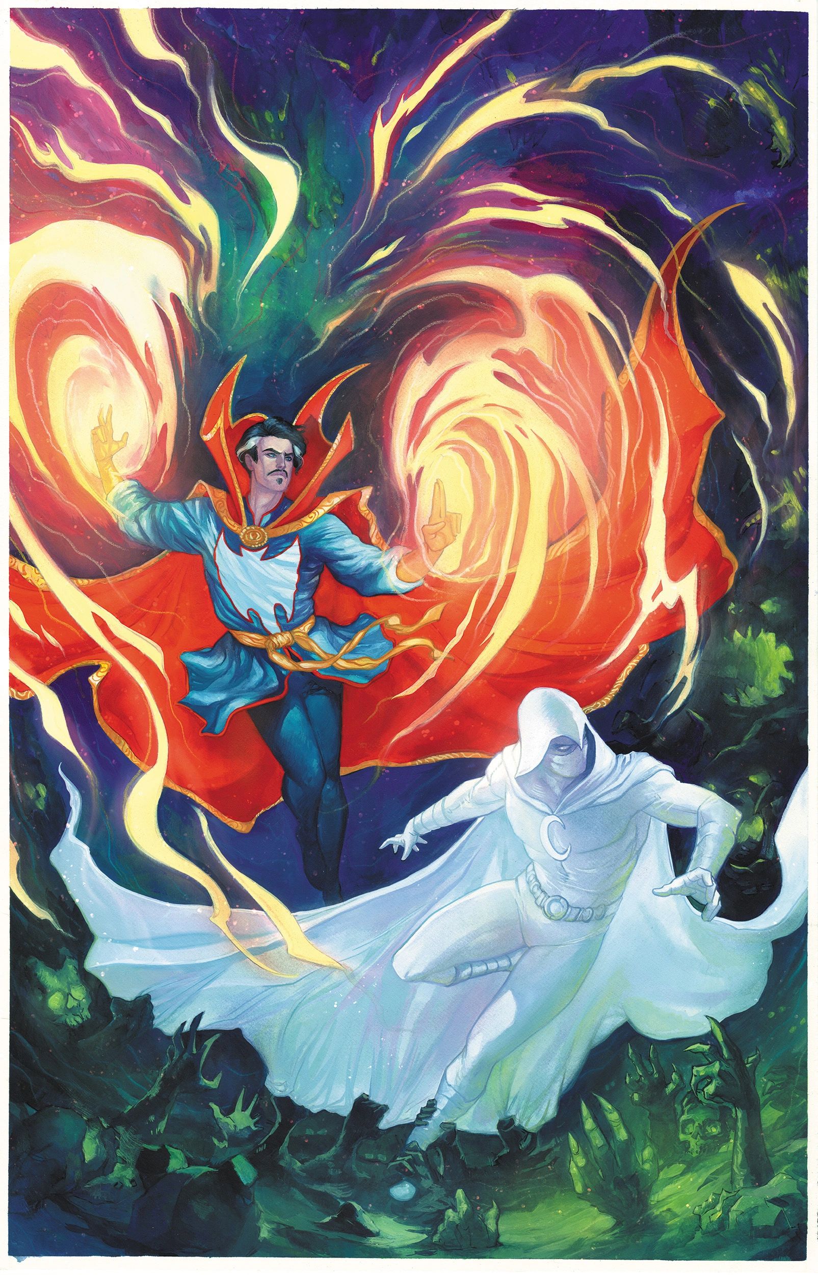 Meghan Hetrick | Original Cover Art - Doctor Strange #9 – Knight’s End Variant Cover | Meghan Hetrick
