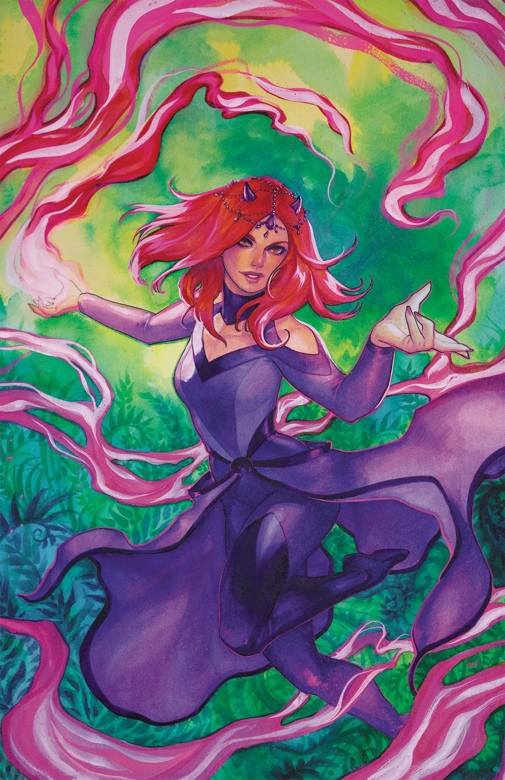 Meghan Hetrick | Original Cover Art - Scarlet Witch - Amaranth | Meghan Hetrick