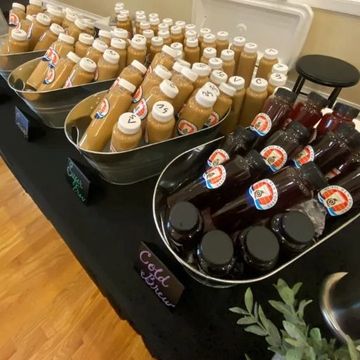 Huge order of bottled cold brew and lattes for a school teacher event in Riverview FL