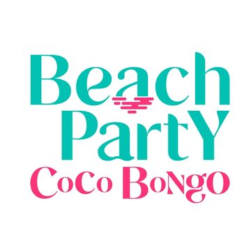 Logo for Coco Bongo Beach Party event.
