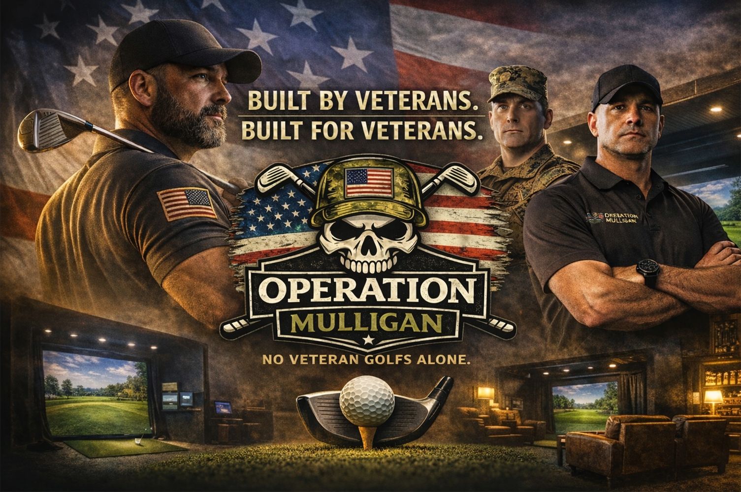 Veterans united through golf in Operation Mulligan, promoting camaraderie and support.