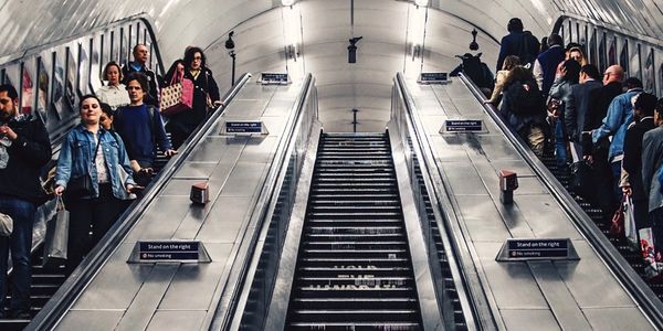 London Tube escalator