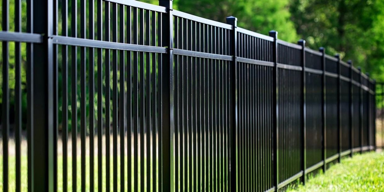 Ornamental Fence 6' 3 rail securtiy fence