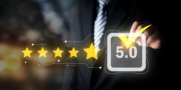 Image of 5-star rating.